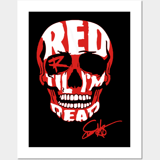 sammy hagar skull Wall Art by CoconutSportsCo